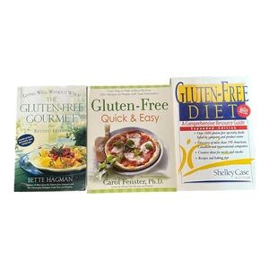 Gluten-Free Cookbook Set - White and Yellow Covers